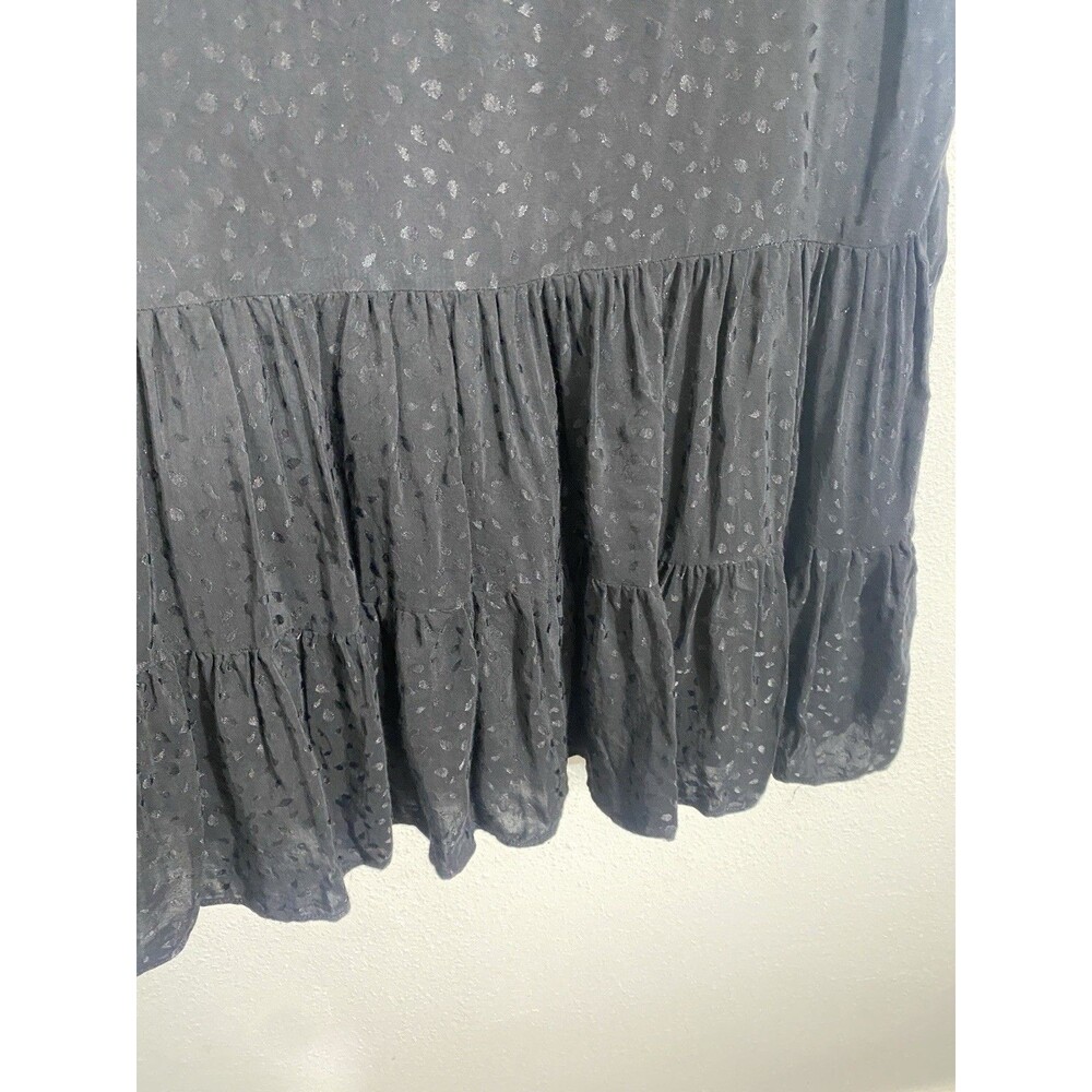 Maeve Anthropologie Sacha Jacquard Tiered Tunic Dress Size M Lined LBD Boho - Picture 11 of 16